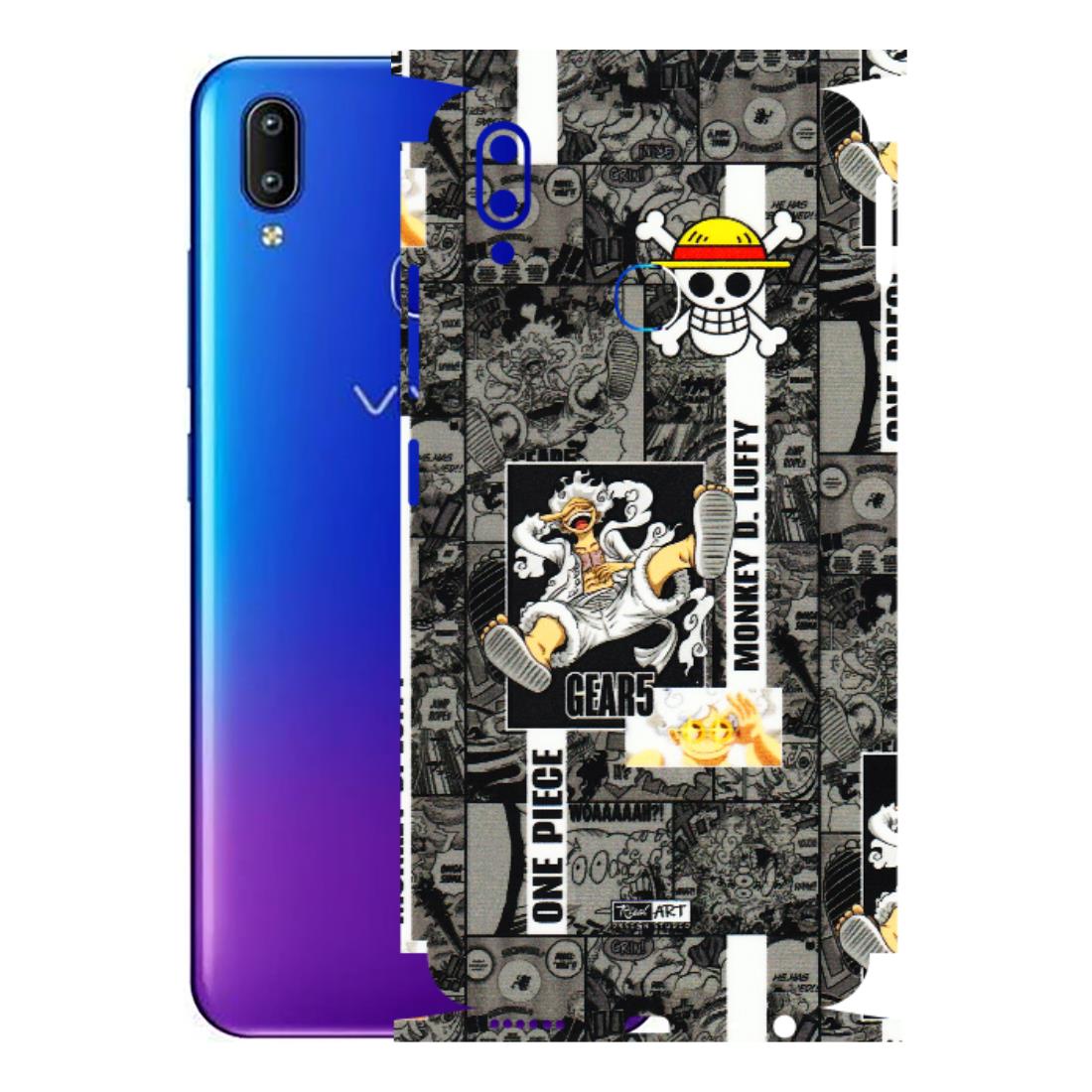 VIVO Y Series Phone Skins (All Models) - Cuffy Anime MonkeyCamic - 3D Embossed Finish (L-242) Vivo Y91