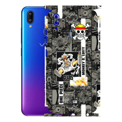 VIVO Y Series Phone Skins (All Models) - Cuffy Anime MonkeyCamic - 3D Embossed Finish (L-242) Vivo Y91