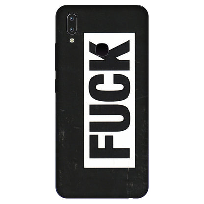 VIVO Y Series Phone Skins (All Models) - The F Word - 3D Embossed Finish (L-255) Vivo Y91