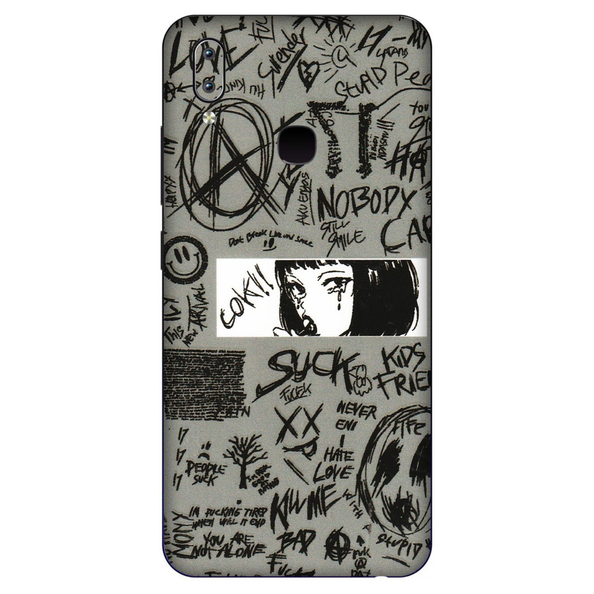 VIVO Y Series Phone Skins (All Models) - Never Have Love Anime - 3D Embossed Finish (L-260) Vivo Y91
