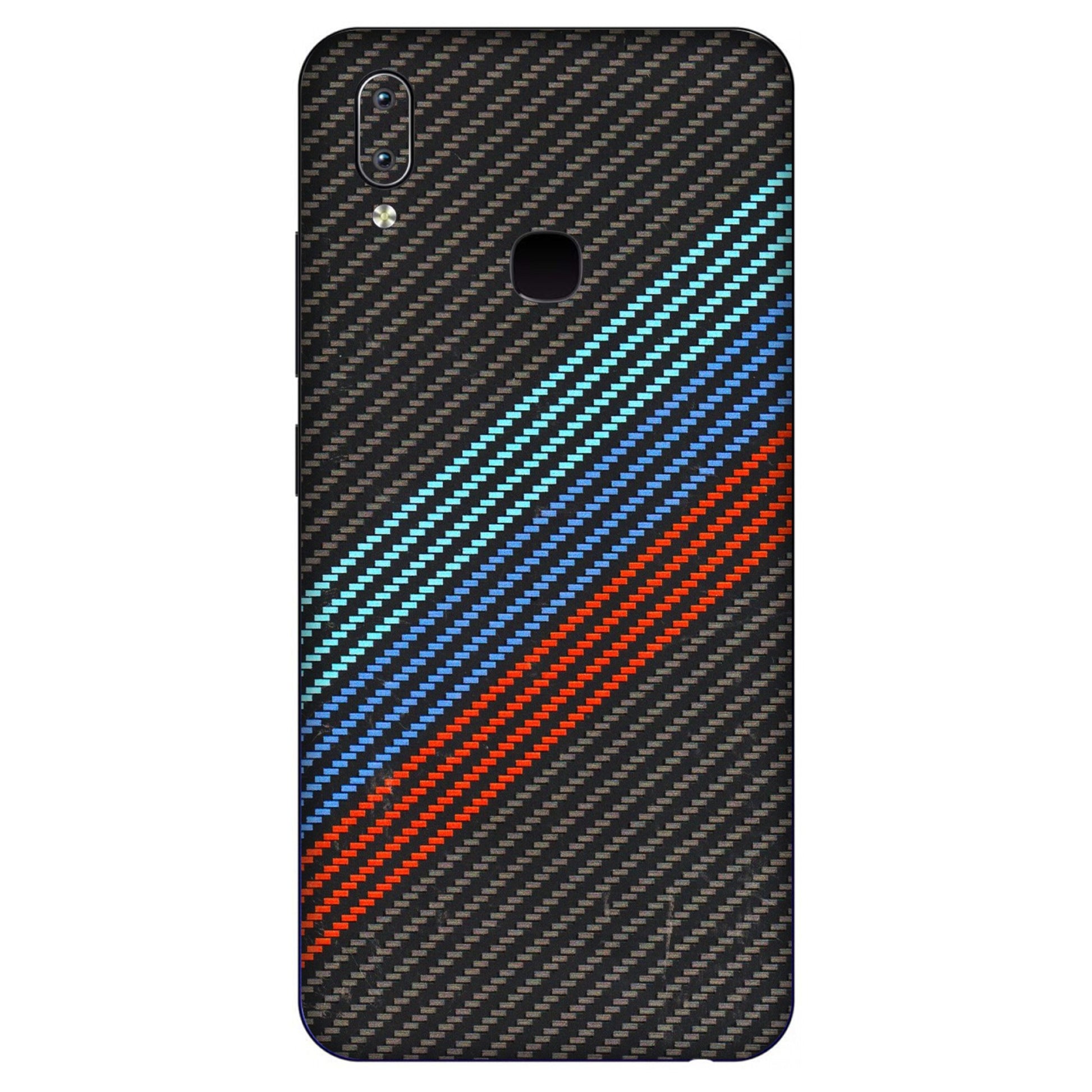 VIVO Y Series Phone Skins (All Models) - Carbon BM - 3D Embossed Finish (L-302) Vivo Y91