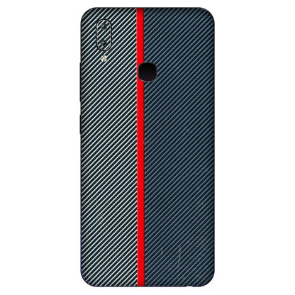VIVO Y Series Phone Skins (All Models) - Blue Sober Lines - 3D Embossed Finish (L-305) Vivo Y91