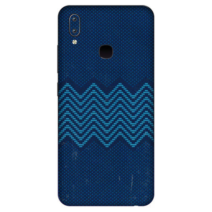 VIVO Y Series Phone Skins (All Models) - Blue Sober Waves - 3D Embossed Finish (L-306) Vivo Y91