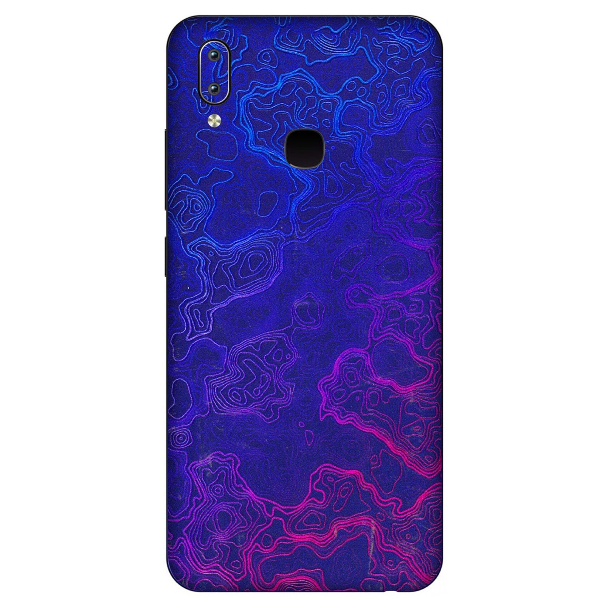 VIVO Y Series Phone Skins (All Models) - Purple Ripples Swirl - 3D Embossed Finish (L-314) Vivo Y91