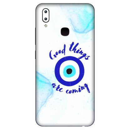 VIVO Y Series Phone Skins (All Models) - Evil Eye Good Things Are Coming - 3D Embossed Finish (L-322) Vivo Y91