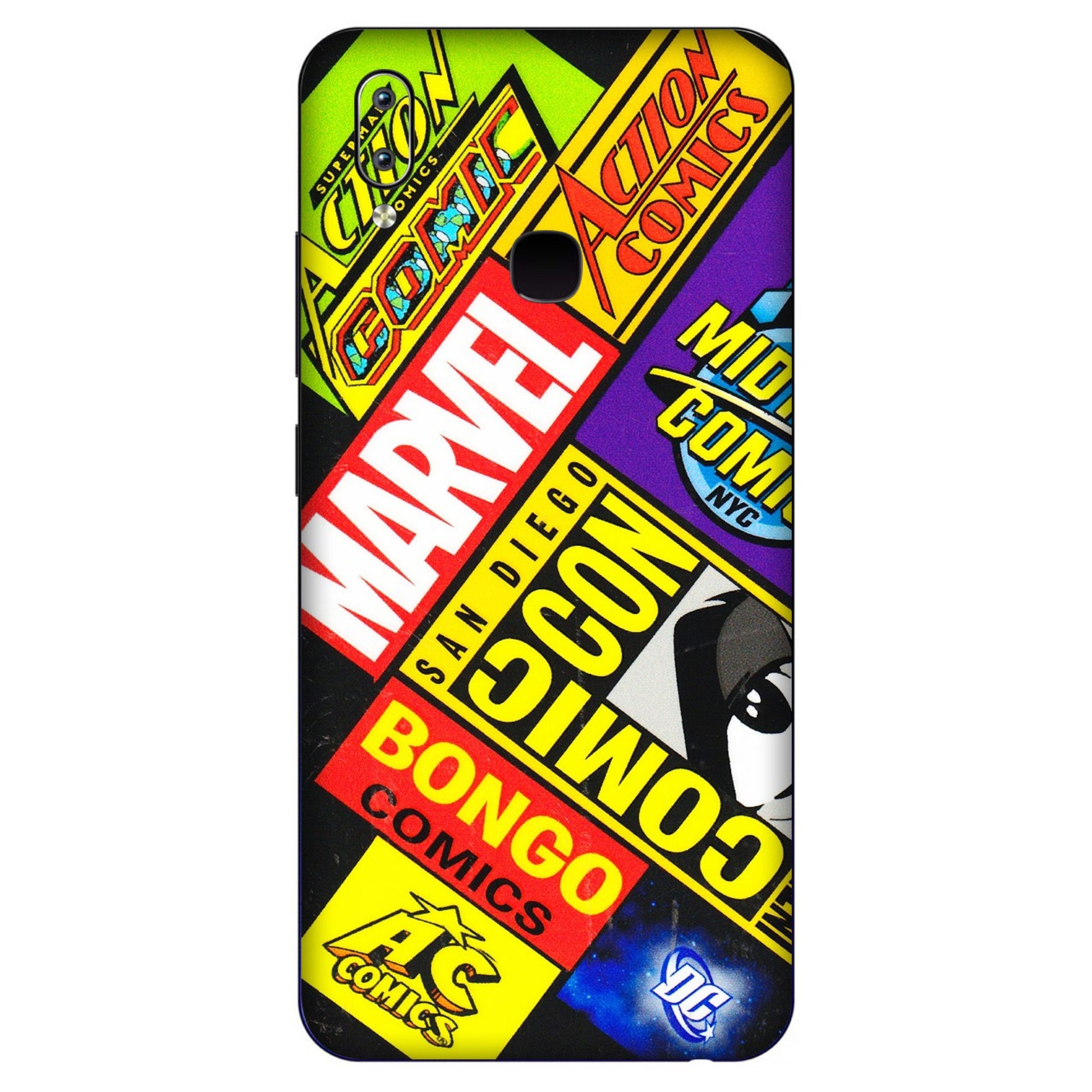 VIVO Y Series Phone Skins (All Models) - Bongo Comic Con - 3D Embossed Finish (L-325) Vivo Y91