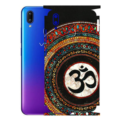 VIVO Y Series Phone Skins (All Models) - Aum Chant Abstract - 3D Embossed Finish (L-42) Vivo Y91