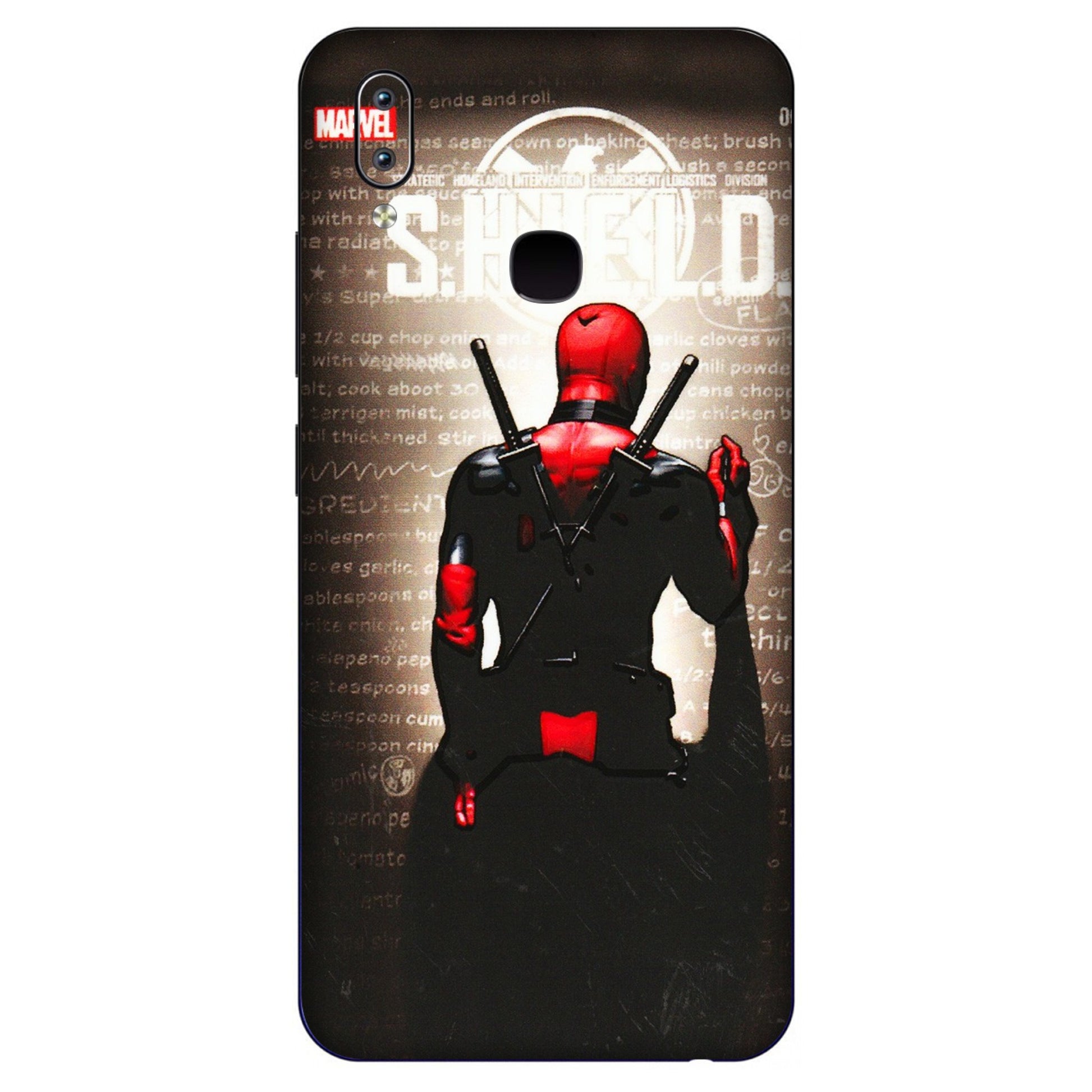 VIVO Y Series Phone Skins (All Models) - Deadpool - 3D Embossed Finish (L-56) Vivo Y91