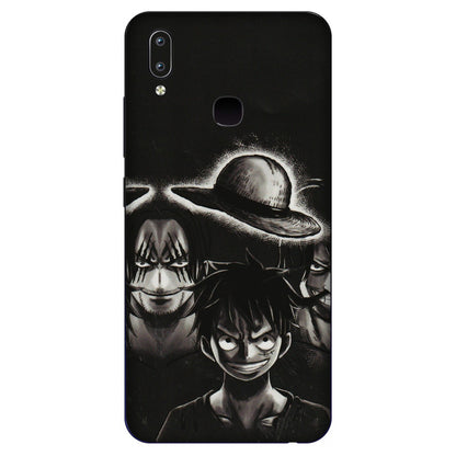 VIVO Y Series Phone Skins (All Models) - Black Luffy Hat - 3D Embossed Finish (L-57) Vivo Y91