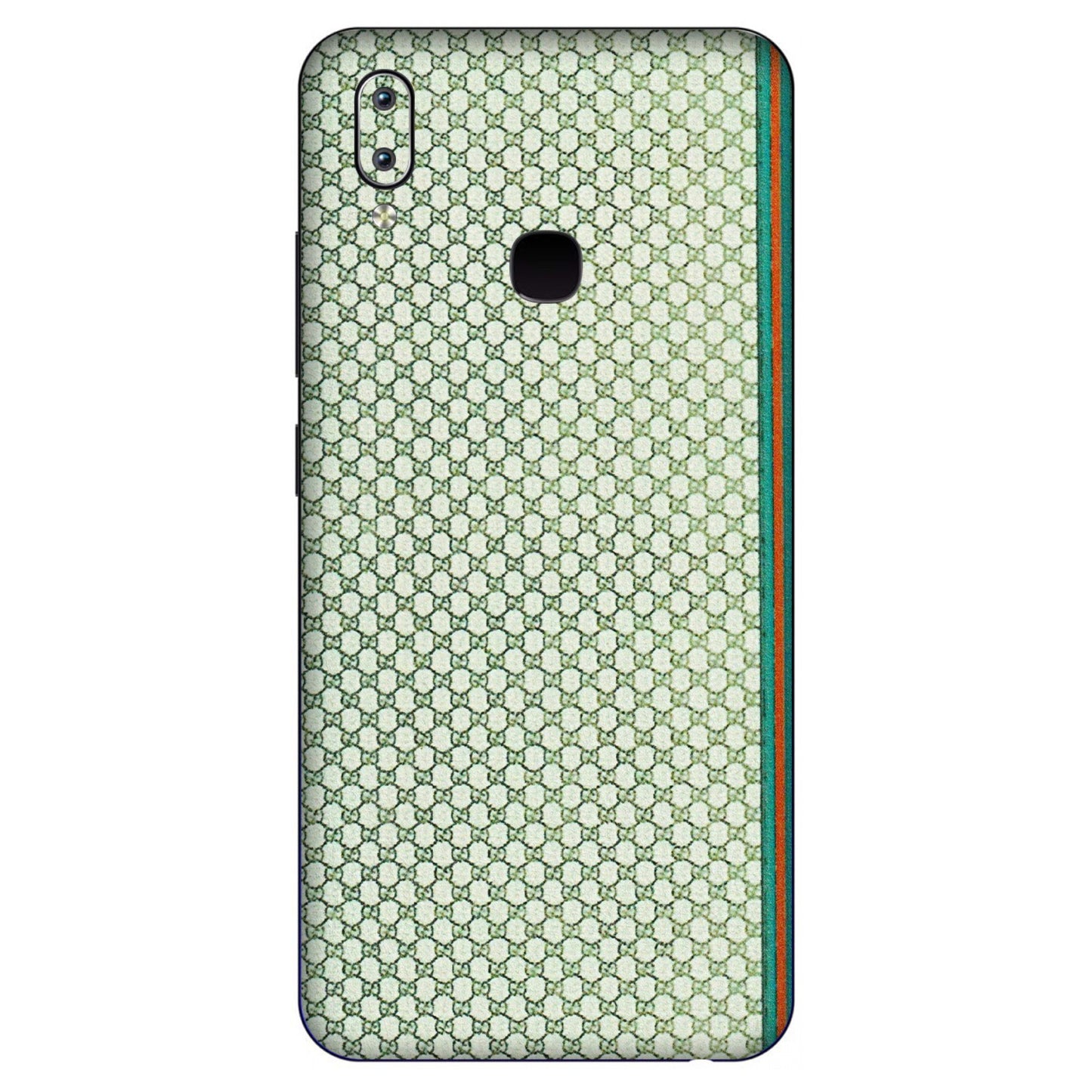 VIVO Y Series Phone Skins (All Models) - Gucci Fabric Pattern - 3D Embossed Finish (L-73) Vivo Y91