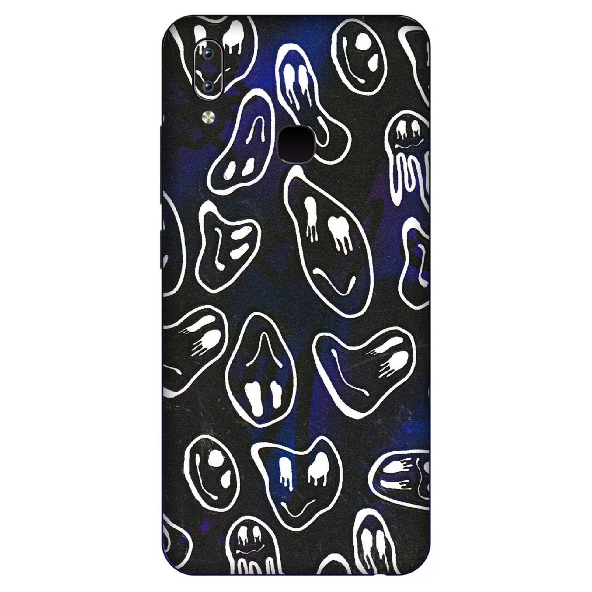 VIVO Y Series Phone Skins (All Models) - Distorted Smileys - 3D Embossed Finish (L-92) Vivo Y91