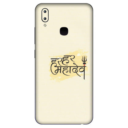 VIVO Y Series Phone Skins (All Models) - Har Har Mahadev - Matte Finish (M-10) Vivo Y91