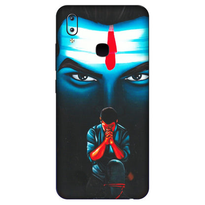 VIVO Y Series Phone Skins (All Models) - Mahakal Bhakt - Matte Finish (M-112) Vivo Y91