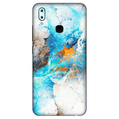 VIVO Y Series Phone Skins (All Models) - Blue Waves Abstract - Matte Finish (M-19) Vivo Y91