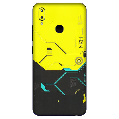 VIVO Y Series Phone Skins (All Models) - Black Yellow Technica - Matte Finish (M-53) Vivo Y91