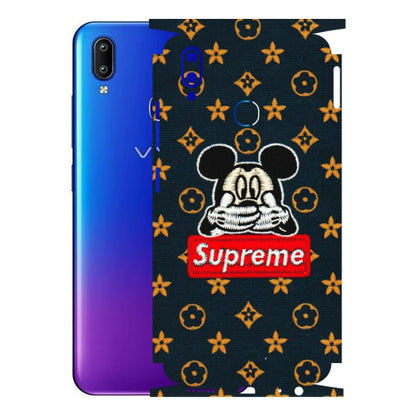 VIVO Y Series Phone Skins (All Models) - Mickey Supreme - Matte Finish (M-83) Vivo Y91