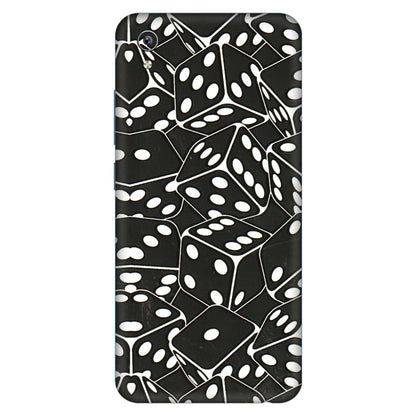 VIVO Y Series Phone Skins (All Models) - Big Black Dices - 3D Embossed Finish (L-106) Vivo Y91i