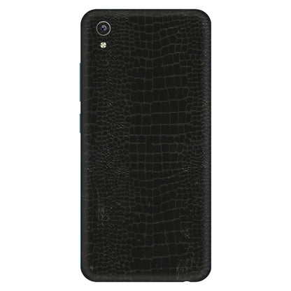 VIVO Y Series Phone Skins (All Models) - Snake Leather Black - 3D Embossed Finish (L-107) Vivo Y91i