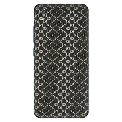VIVO Y Series Phone Skins (All Models) - Black G Print - 3D Embossed Finish (L-109) Vivo Y91i