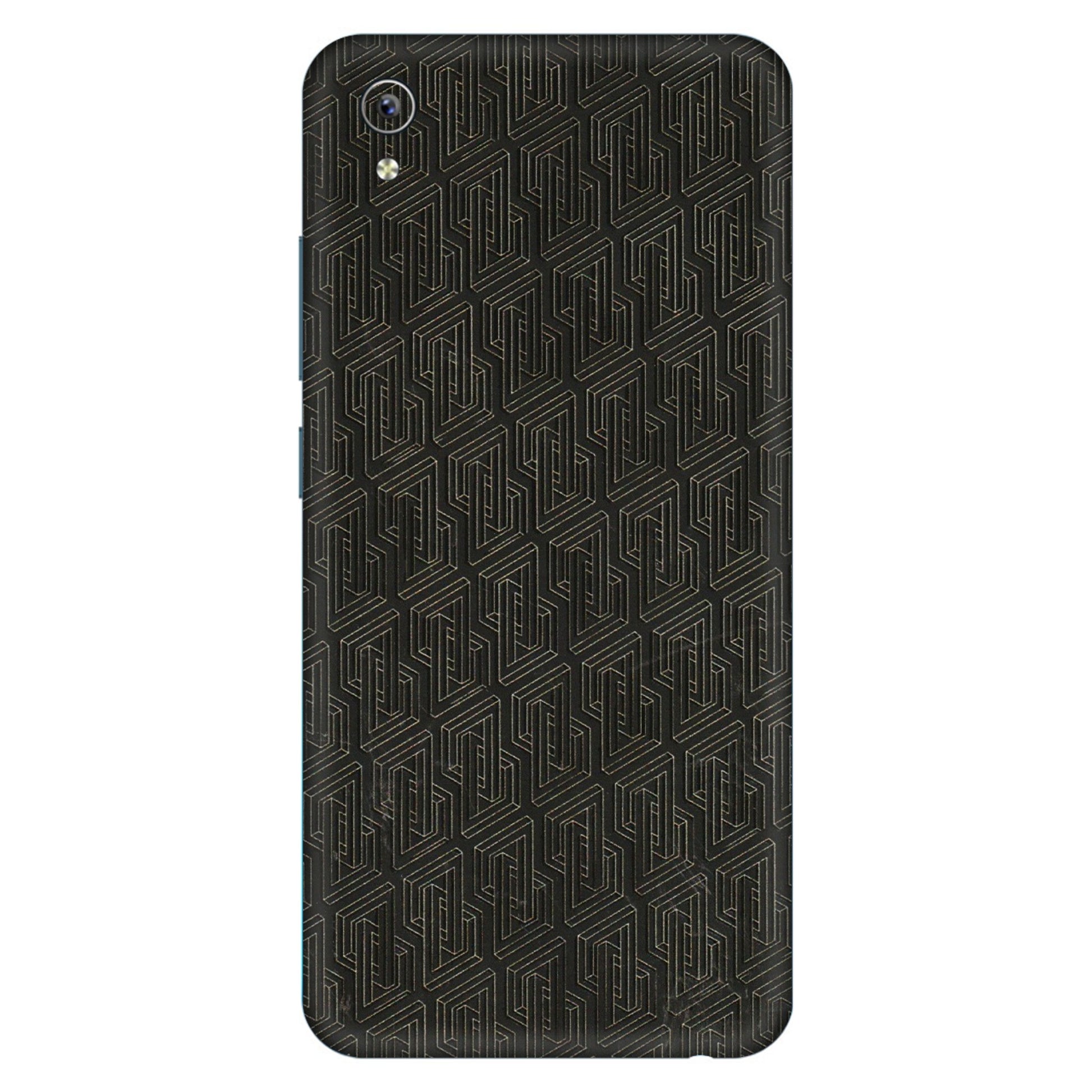 VIVO Y Series Phone Skins (All Models) - Black Abstract Pattern - 3D Embossed Finish (L-117) Vivo Y91i