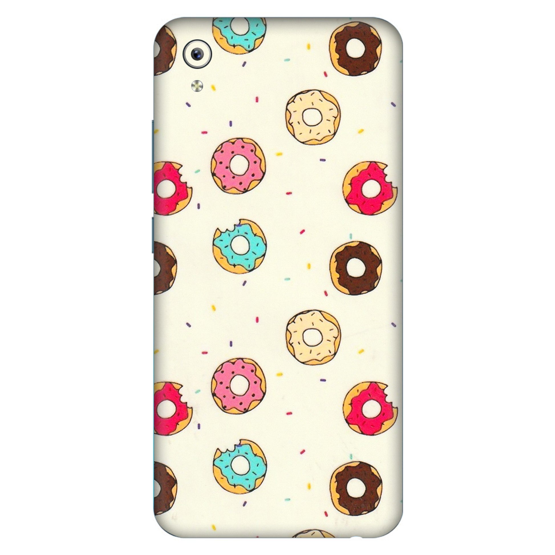 VIVO Y Series Phone Skins (All Models) - Mini Donuts Doodle Art - 3D Embossed Finish (L-122) Vivo Y91i