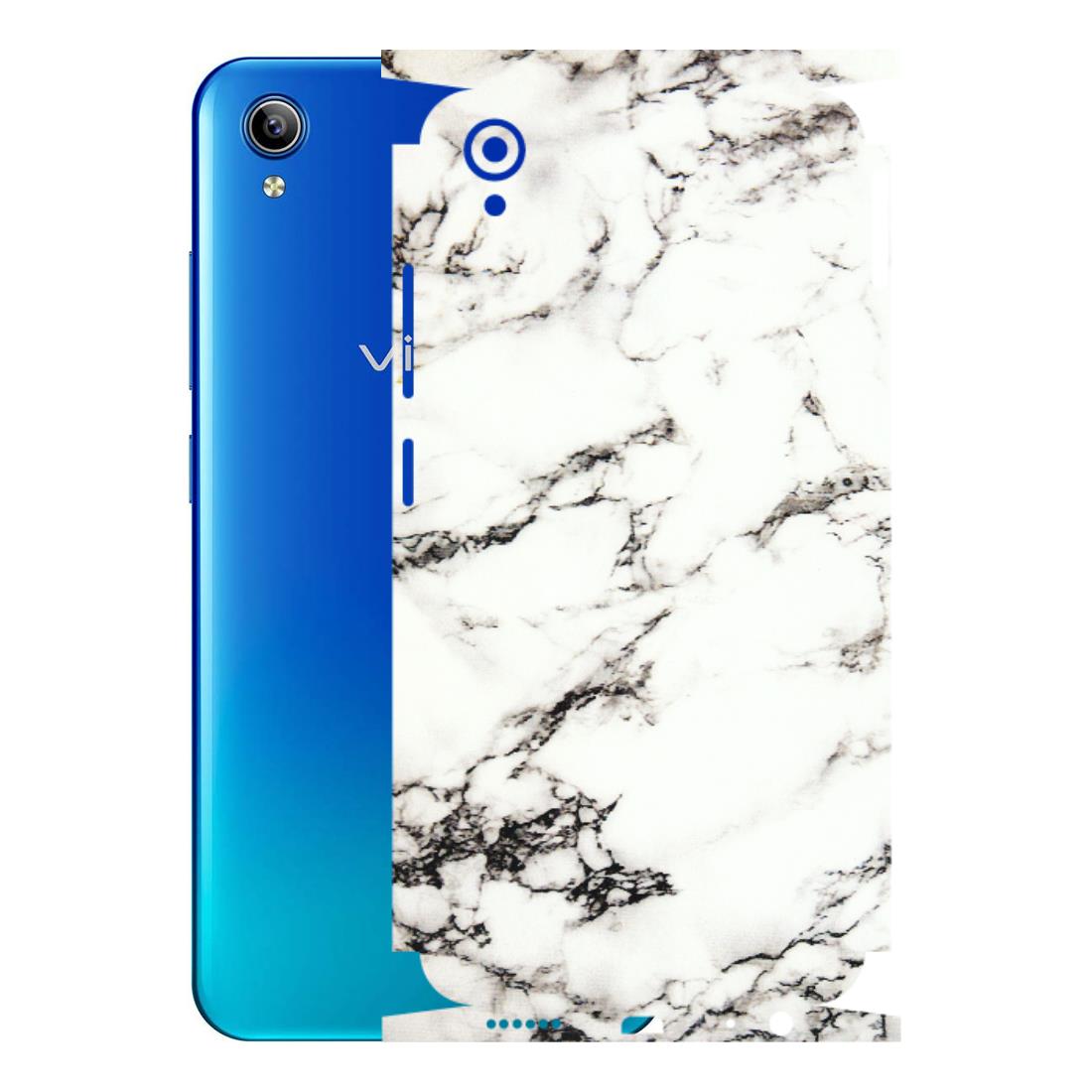 VIVO Y Series Phone Skins (All Models) - Black and White Marble Texture - 3D Embossed Finish (L-124) Vivo Y91i