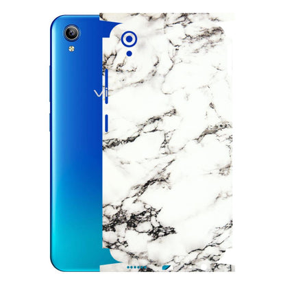 VIVO Y Series Phone Skins (All Models) - Black and White Marble Texture - 3D Embossed Finish (L-124) Vivo Y91i