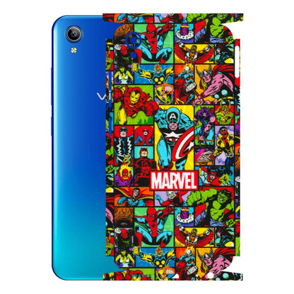 VIVO Y Series Phone Skins (All Models) - MARVELOUS Comic Characters - 3D Embossed Finish (L-129) Vivo Y91i