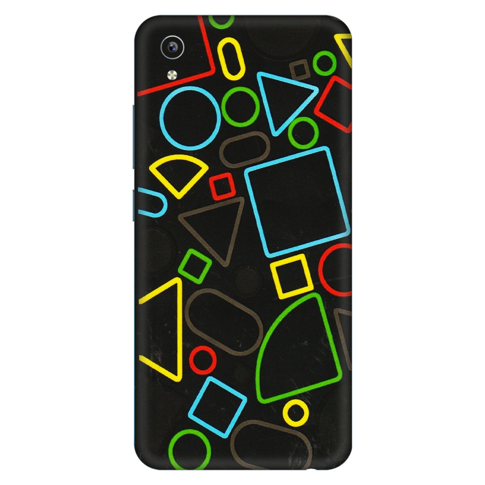 VIVO Y Series Phone Skins (All Models) - Black Shapes - 3D Embossed Finish (L-131) Vivo Y91i