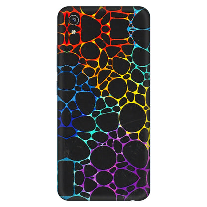 VIVO Y Series Phone Skins (All Models) - Abstract Art MultiColour - 3D Embossed Finish (L-133) Vivo Y91i