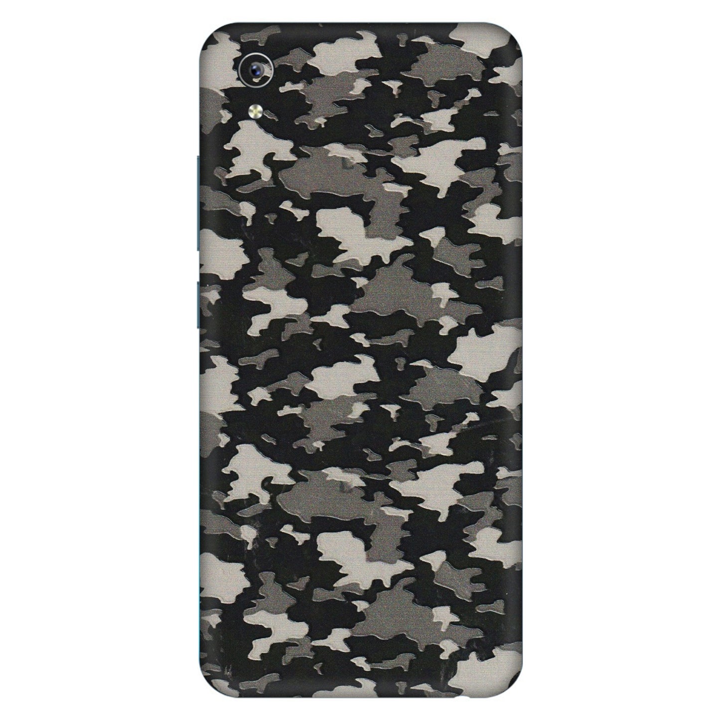 VIVO Y Series Phone Skins (All Models) - Black/Grey Camoflaunge - 3D Embossed Finish (L-142) Vivo Y91i