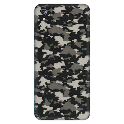 VIVO Y Series Phone Skins (All Models) - Black/Grey Camoflaunge - 3D Embossed Finish (L-142) Vivo Y91i