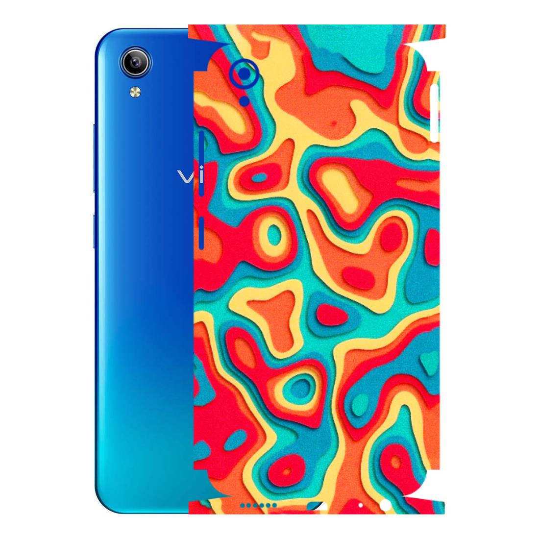 VIVO Y Series Phone Skins (All Models) - Abstract Swirl - 3D Embossed Finish (L-150) Vivo Y91i