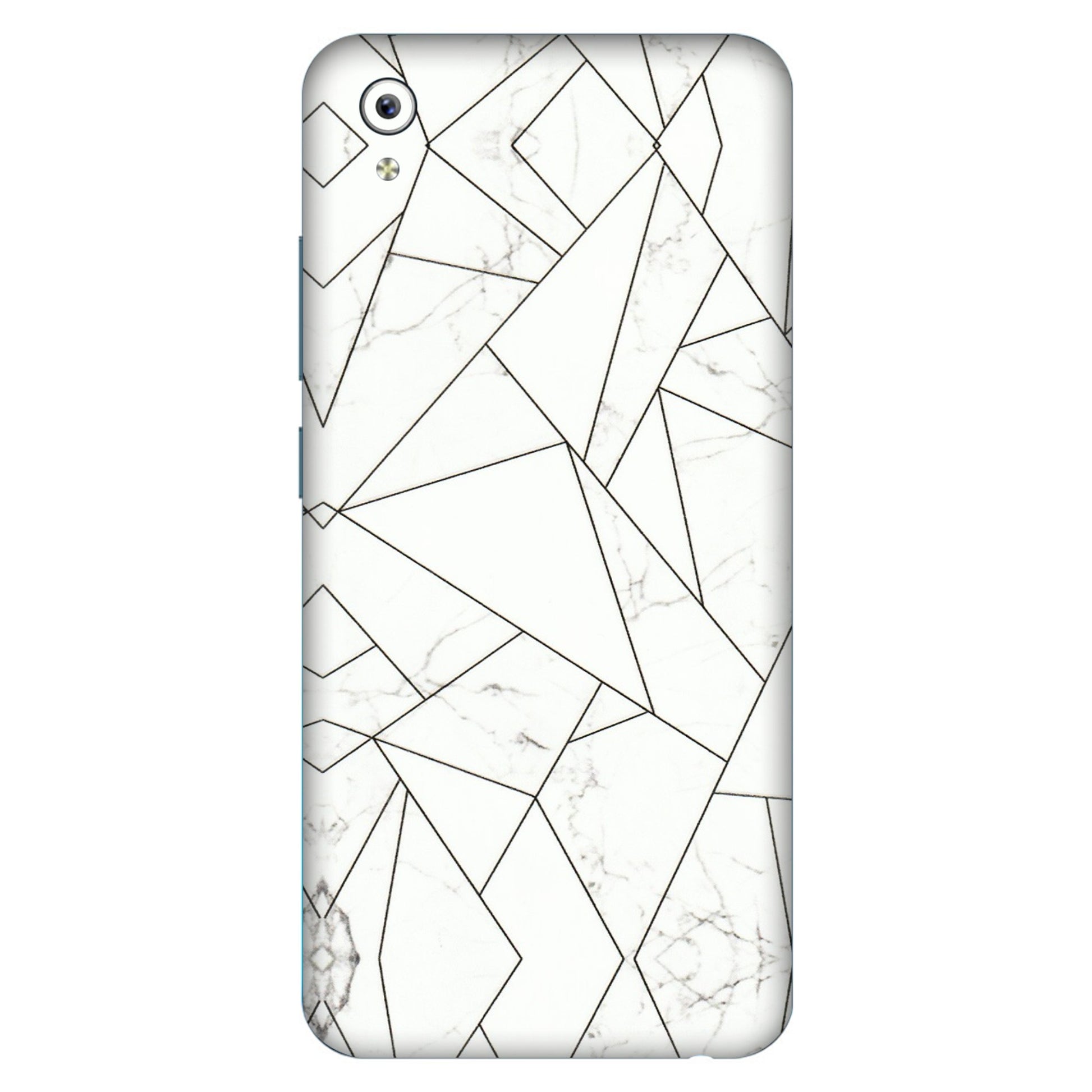 VIVO Y Series Phone Skins (All Models) - Luxury White Marble Effect - 3D Embossed Finish (L-168) Vivo Y91i