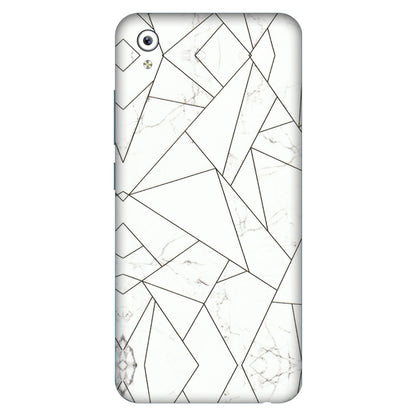 VIVO Y Series Phone Skins (All Models) - Luxury White Marble Effect - 3D Embossed Finish (L-168) Vivo Y91i
