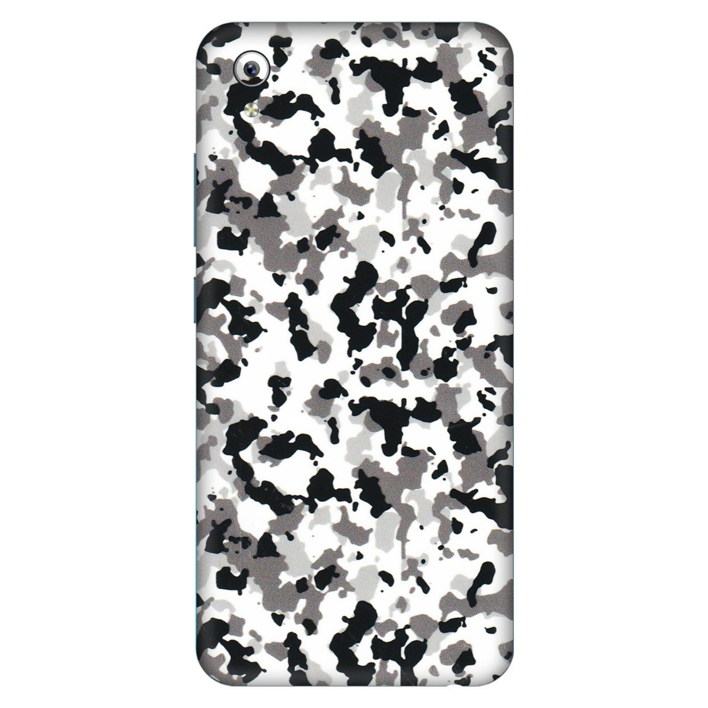 VIVO Y Series Phone Skins (All Models) - White Black Camouflage - 3D Embossed Finish (L-18) Vivo Y91i