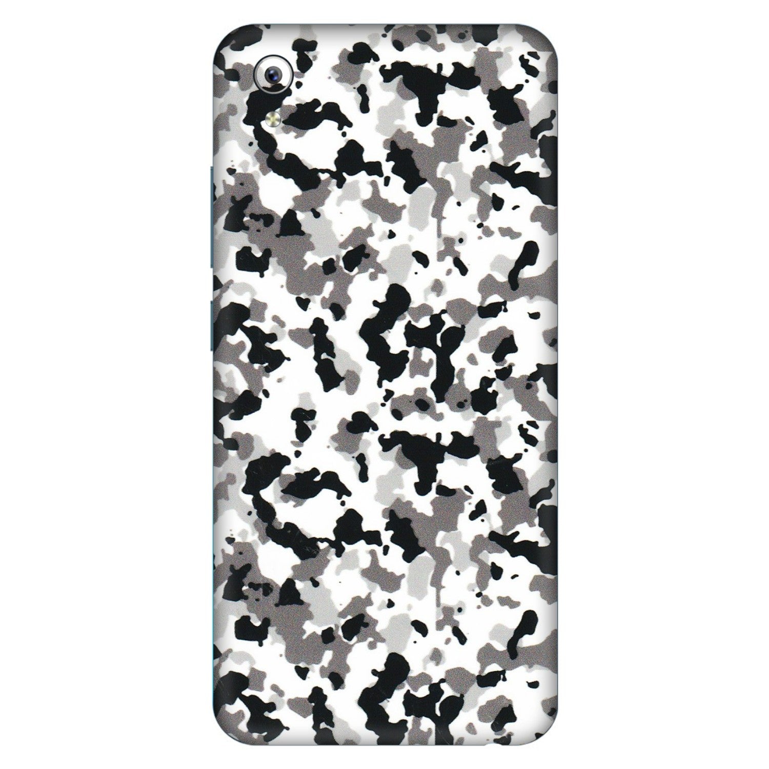 VIVO Y Series Phone Skins (All Models) - White Black Camouflage - 3D Embossed Finish (L-18) Vivo Y91i