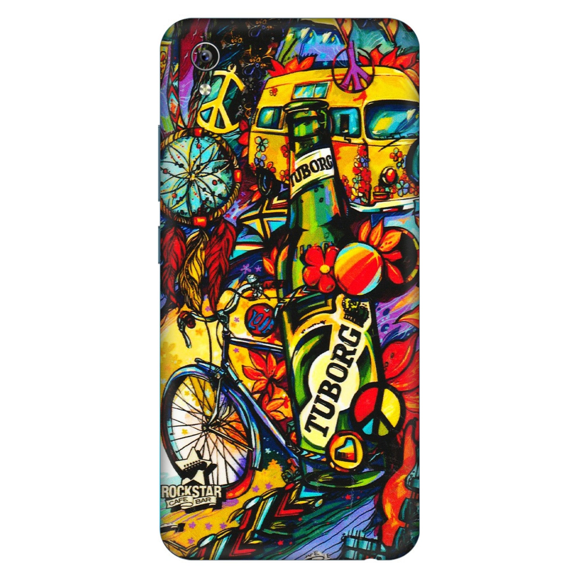 VIVO Y Series Phone Skins (All Models) - Cool Beer Bottle - 3D Embossed Finish (L-193) Vivo Y91i