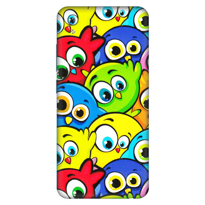 VIVO Y Series Phone Skins (All Models) - Cute Fluffy Birds - 3D Embossed Finish (L-213) Vivo Y91i