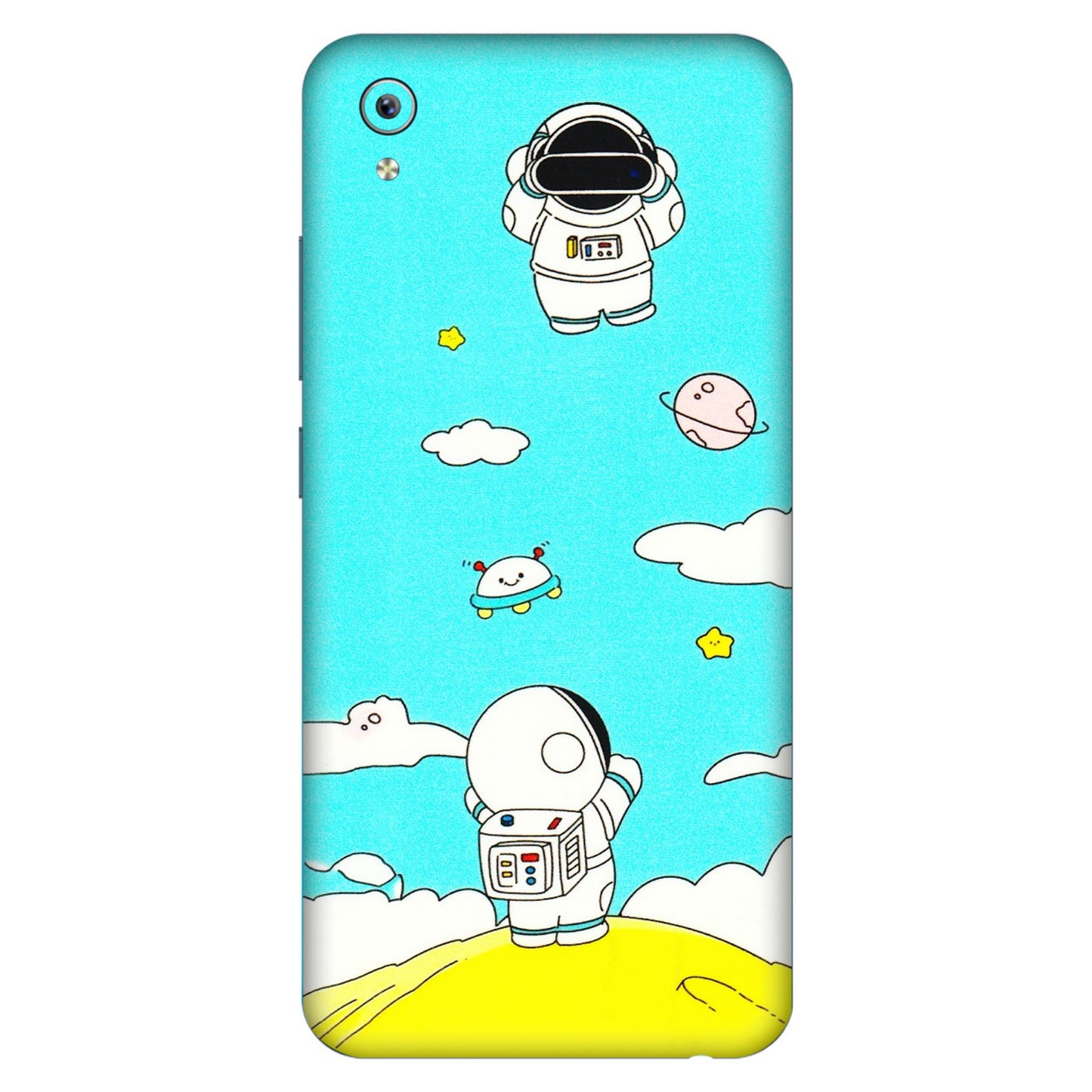 VIVO Y Series Phone Skins (All Models) - Blue Skies Astro Float - 3D Embossed Finish (L-230) Vivo Y91i