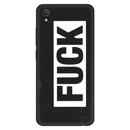 VIVO Y Series Phone Skins (All Models) - The F Word - 3D Embossed Finish (L-255) Vivo Y91i