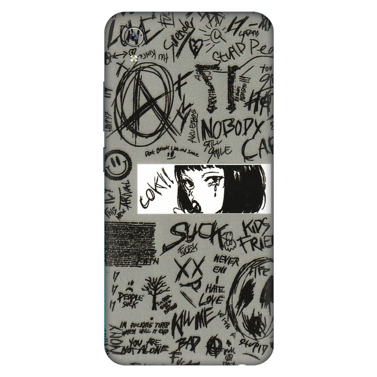 VIVO Y Series Phone Skins (All Models) - Never Have Love Anime - 3D Embossed Finish (L-260) Vivo Y91i