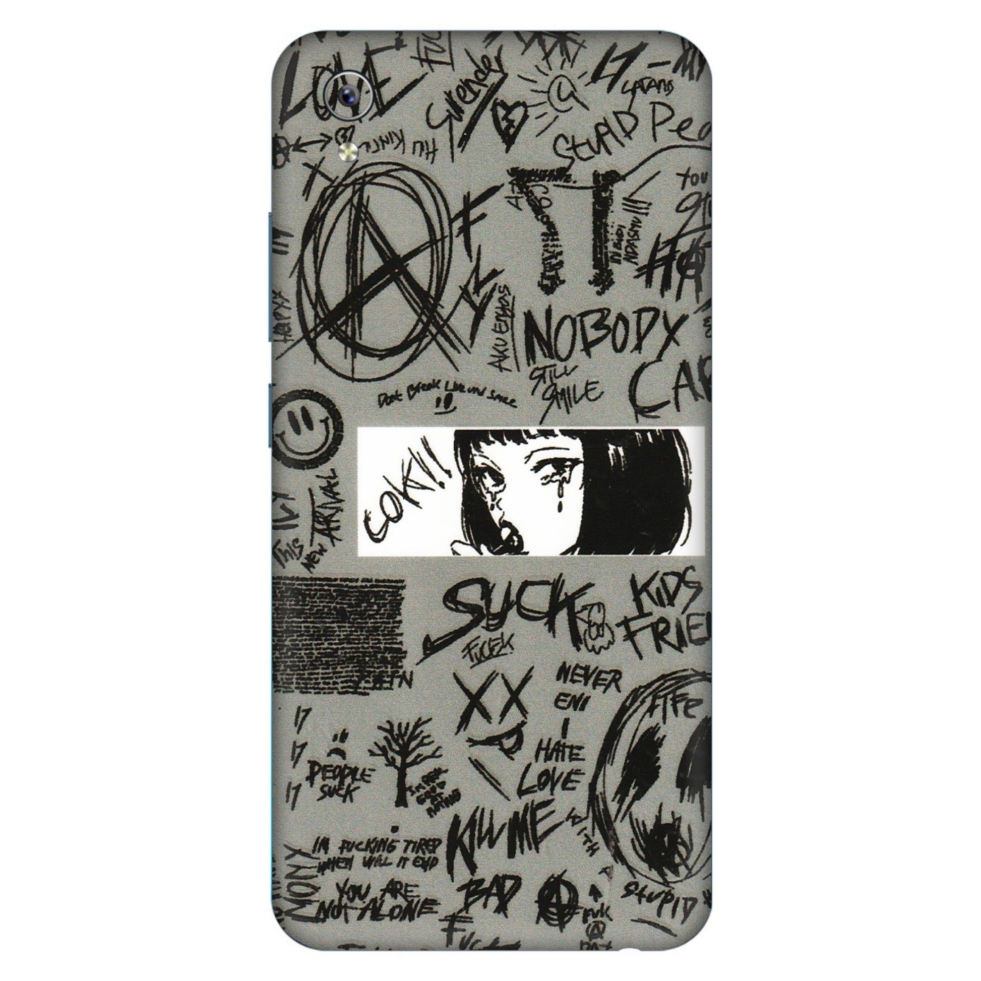 VIVO Y Series Phone Skins (All Models) - Never Have Love Anime - 3D Embossed Finish (L-260) Vivo Y91i