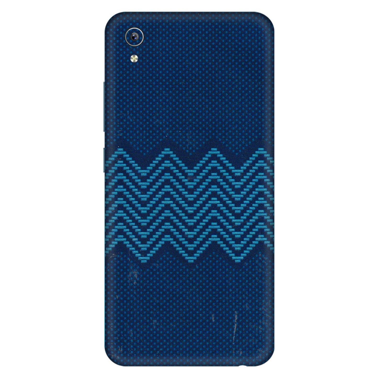 VIVO Y Series Phone Skins (All Models) - Blue Sober Waves - 3D Embossed Finish (L-306) Vivo Y91i