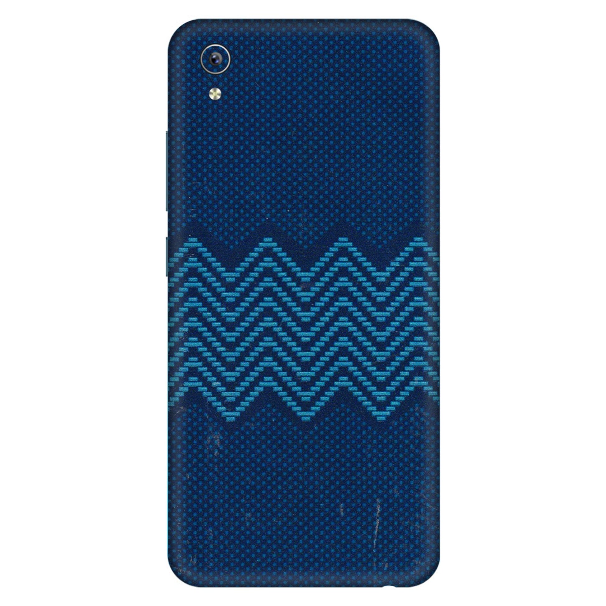 VIVO Y Series Phone Skins (All Models) - Blue Sober Waves - 3D Embossed Finish (L-306) Vivo Y91i