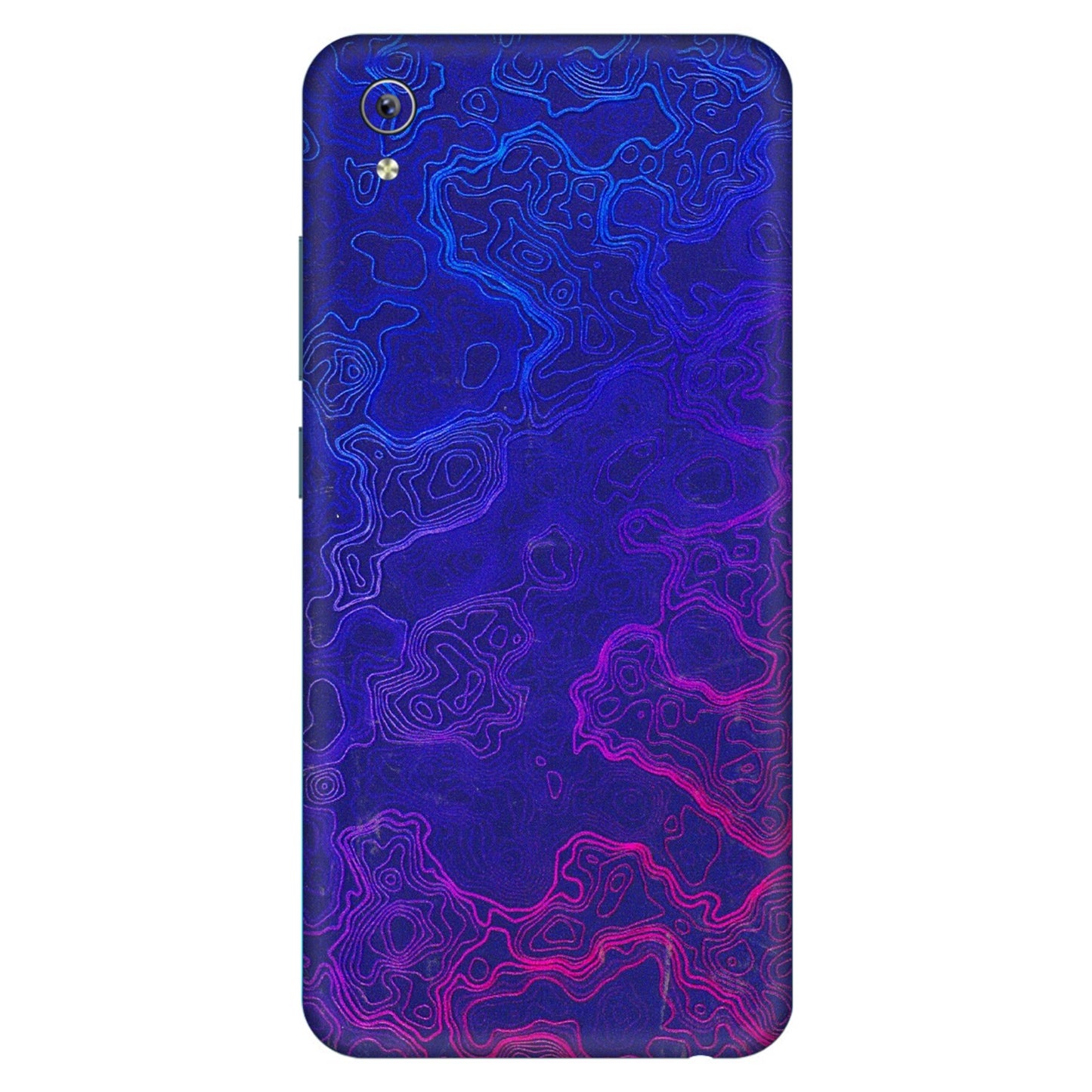 VIVO Y Series Phone Skins (All Models) - Purple Ripples Swirl - 3D Embossed Finish (L-314) Vivo Y91i