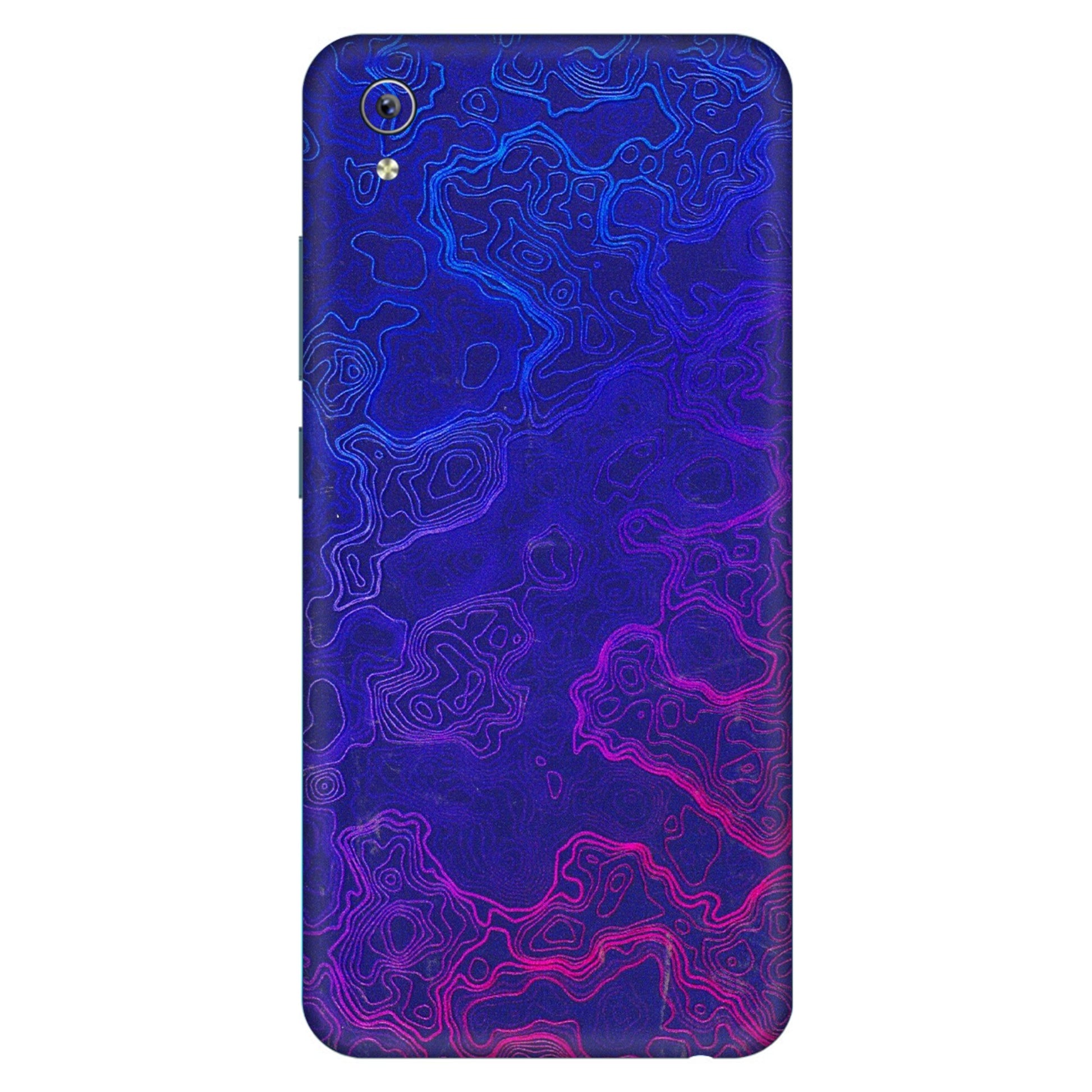 VIVO Y Series Phone Skins (All Models) - Purple Ripples Swirl - 3D Embossed Finish (L-314) Vivo Y91i