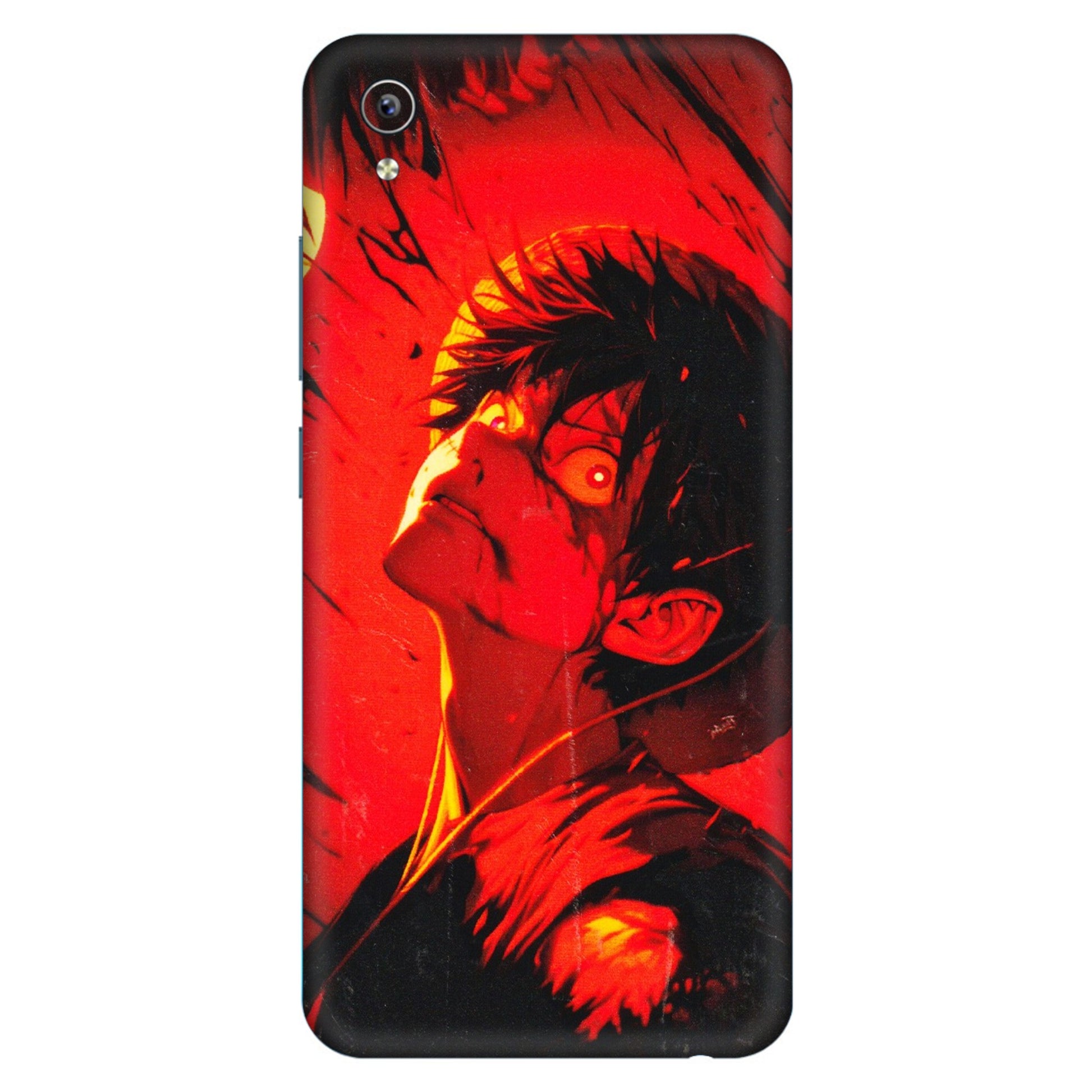 VIVO Y Series Phone Skins (All Models) - D.Luffy Power Up One Piece Anime - 3D Embossed Finish (L-326) Vivo Y91i