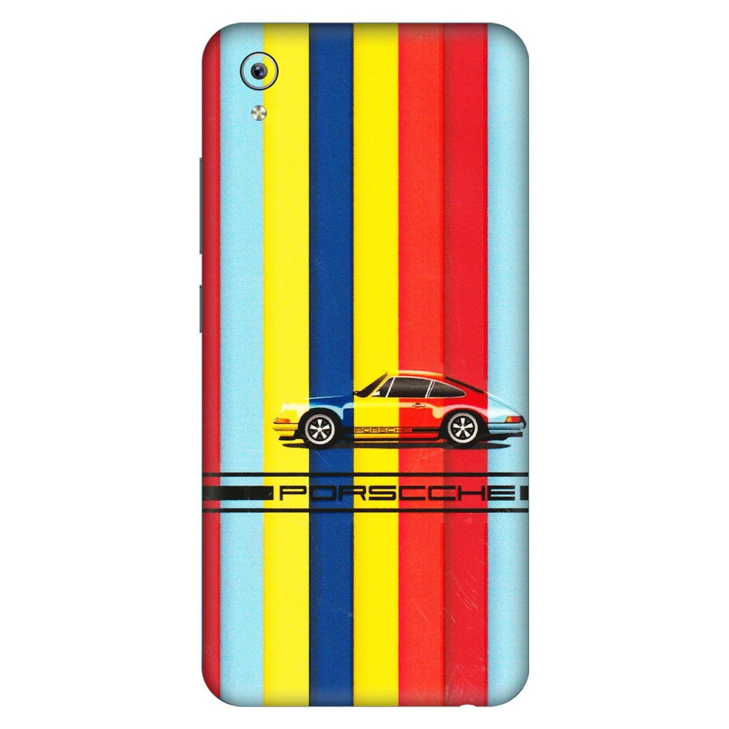 VIVO Y Series Phone Skins (All Models) - Multicolour Porche - 3D Embossed Finish (L-39) Vivo Y91i