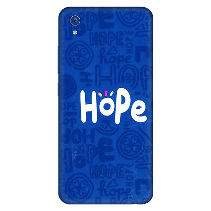 VIVO Y Series Phone Skins (All Models) - Hope Doodles Blue - 3D Embossed Finish (L-43) Vivo Y91i